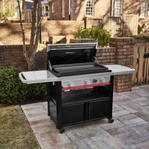 Weber® SLATE® GPD Premium Plancha 76 cm tarjoiluvaunulla