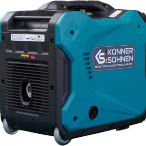 KS KÖNNER SÖHNEN KS 6000iEHS CO -kaksoispolttoaineinen kannettava invertterigeneraattori, maksimiteho 5500 W, CO-anturi, 100 % kuparikäämitys, LED-näyttö, kevyt kantolaukku, ihanteellinen ulkokäyttöön ja retkeilyyn