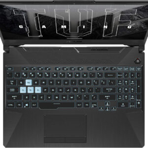 ASUS TUF Gaming A15-TUF506NF-HN007W 15,6 tuuman FHD 144Hz kannettava PC (AMD Ryzen 5 7535HS -suoritin 3,3 GHz, 16 Gt DDR5 RAM, 512 Gt PCIe 4.0 NVMe SSD, NVIDIA GeForce RTX 2050 GPU 4Go) – Clavier AZERTY.